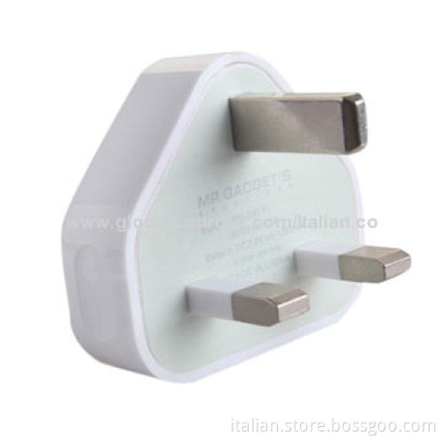 USB Charger with UK Plug, 1,000mAh, CE, RoHS and FCC Marks